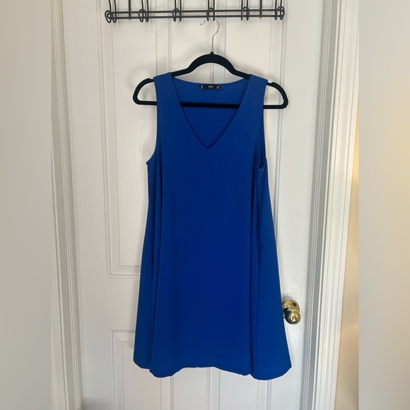 Mango Cobalt Mini Dress or Swim Cover Up Size 4 - Picture 2 of 6